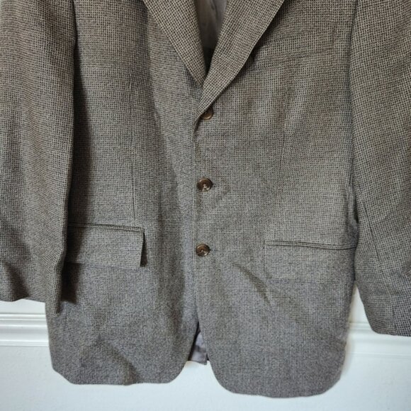 Chaps Ralph Lauren Fine Wool Blazer 38R Gray Sport Coat Jacket - Picture 6 of 15